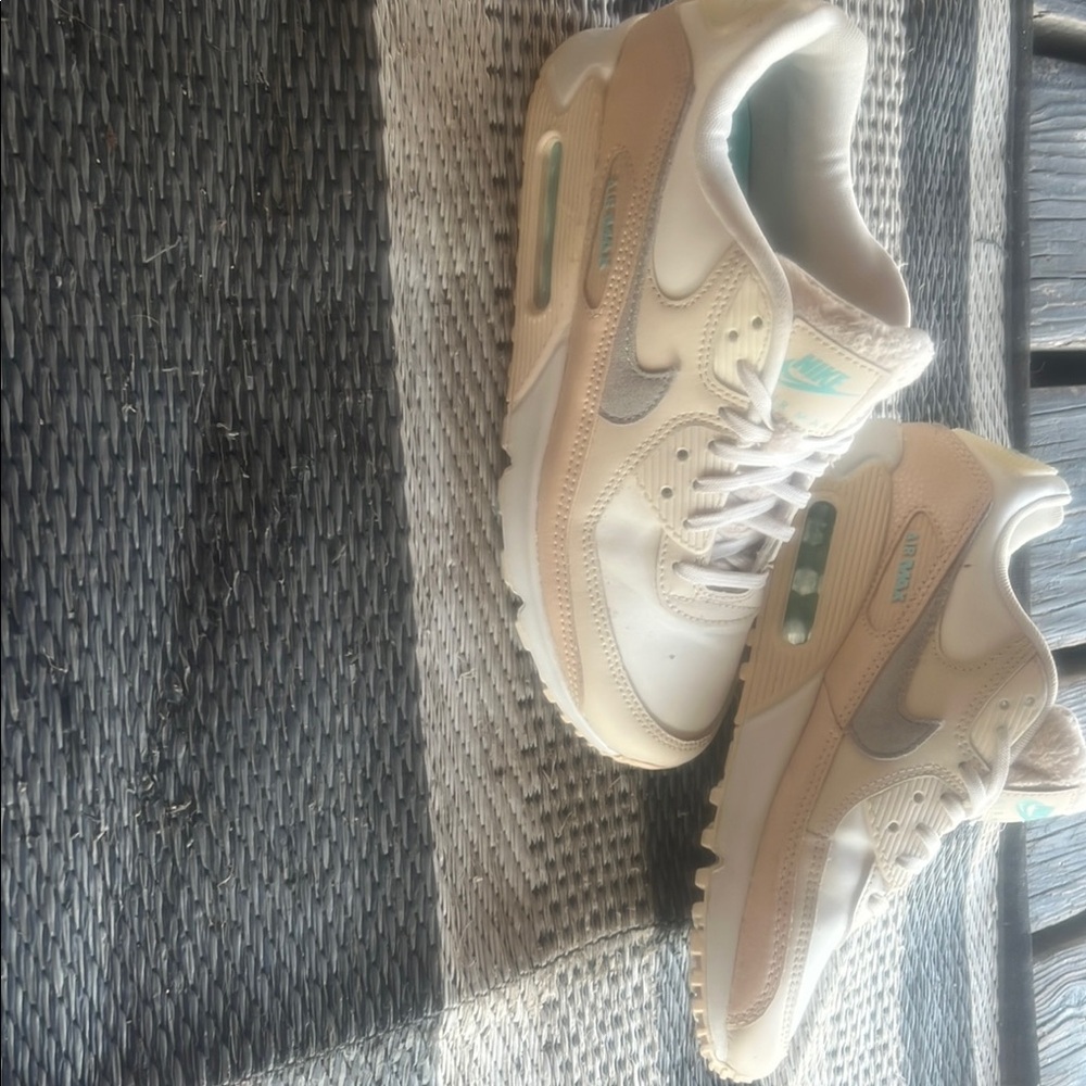 Nike Air Max Sneakers in Cream and Gray